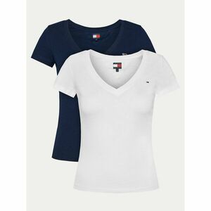 Tommy Jeans 2 póló készlet DW0DW21367 Színes Slim Fit kép