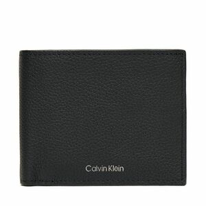 Nagyméretű férfi pénztárca Calvin Klein Foil Emboss Ew Bill Fold LV04D1062G Fekete kép