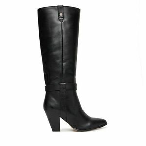 Csizma Tommy Hilfiger T-Strap Pointy FW0FW08982 Fekete kép