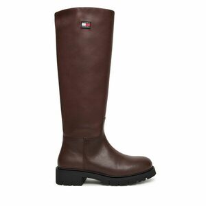 Csizma Tommy Jeans Tjw Stretchy Long Shaft Boot EN0EN02828 Barna kép