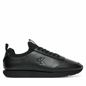 Sportcipők Calvin Klein Retro Runner Sock Laceup Lth YM0YM01362 Fekete kép