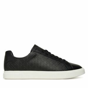 Sportcipők Calvin Klein Low Pro Cups Lace Up Lth Aop HW0HW02817 Fekete kép