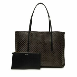 Táska Calvin Klein Emblem Aop Tote W/ Pouch LV04F3266G Fekete kép