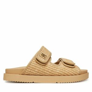 Papucs Tommy Hilfiger Double Strap Raffia FW0FW08940 Bézs kép
