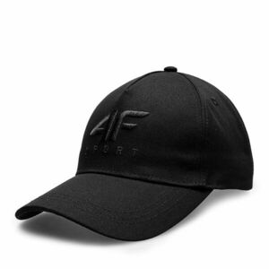 Baseball sapka 4F 4FSS23ACABM132 Fekete kép