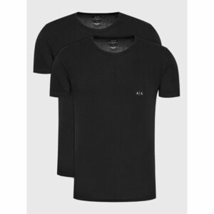 Armani Exchange 2 póló készlet 956005 CC282 07320 Fekete Slim Fit kép