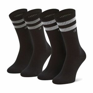 2 pár hosszú szárú unisex zokni Calvin Klein 701218711 Fekete kép