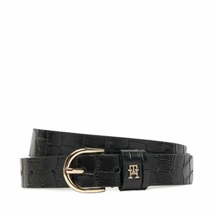 Női öv Tommy Hilfiger Essential Effortless 2.5 Croc Go AW0AW17755 Fekete kép