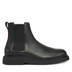 Bokacsizma Calvin Klein Combat Ess Chelsea Boot Lth YM0YM01374 Fekete kép
