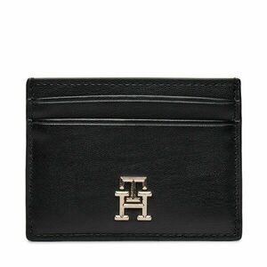 Bankkártya tartó Tommy Hilfiger Th Central Cc And Coin Fekete kép