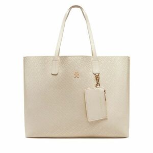 Táska Tommy Hilfiger Th Distinct Tote Mono AW0AW17195 Bézs kép