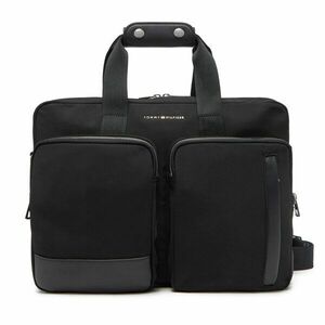 Laptoptáska Tommy Hilfiger Th Business Nylon Computer Bag AM0AM13191 Fekete kép
