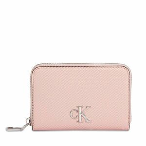 Kis női pénztárca Calvin Klein Jeans Minimal Monogram M Zip Around T K60K611970 Rózsaszín kép