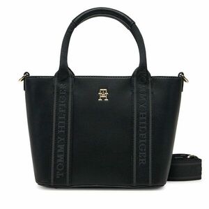 Táska Tommy Hilfiger Th Logotape Mini Tote AW0AW17201 Fekete kép