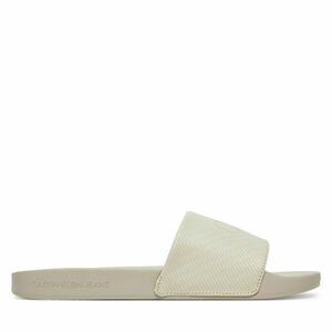 Papucs Calvin Klein Jeans Slide Aop Print YM0YM01269 Bézs kép