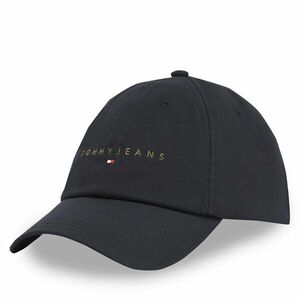 Baseball sapka Tommy Jeans Tjm Linear Logo Cap AM0AM12958 Fekete kép