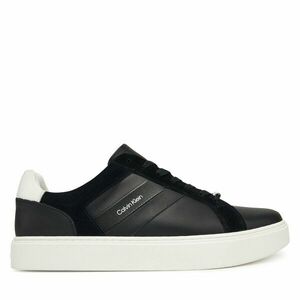 Sportcipők Calvin Klein Classic Cupsole Laceup Tape Lth YM0YM01430 Fekete kép
