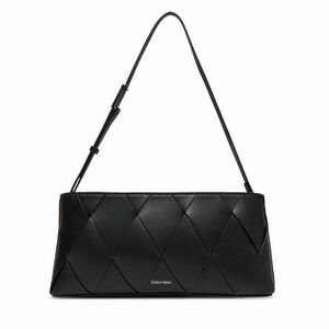 Táska Calvin Klein Ck Woven Elongated Shoulder Bag K60K612992 Fekete kép