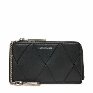 Kulcstartó Calvin Klein Ck Woven Zip Around Cardholder K60K612954 Fekete kép