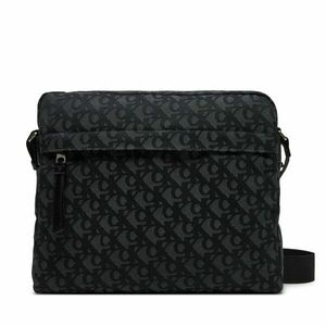 Válltáska Calvin Klein Jeans Unstructured Monogram Flight Bag LV04G3097G Fekete kép