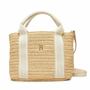 Táska Tommy Hilfiger Th Spring Logo Mini Tote AW0AW17199 Bézs kép