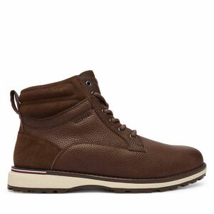 Bakancs Tommy Hilfiger Corporate W FM0FM05606 Barna kép