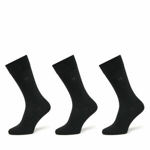 3 pár hosszú szárú férfi zokni Calvin Klein 701234208 Fekete kép