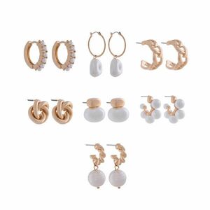 7 pár fülbevalós szett Aldo Sevenlooks 14088487 Arany kép