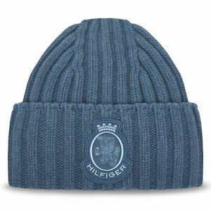 Sapka Tommy Hilfiger Th Crest Fluffy AW0AW18210 Kék kép