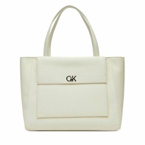 Táska Calvin Klein Ck Medium Shopper_Tex K60K613178 Fehér kép