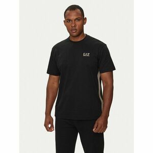 EA7 Emporio Armani Póló 6DPT19 PJOLZ 0200 Fekete Regular Fit kép