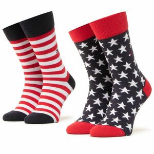 2 pár hosszú szárú unisex zokni Tommy Hilfiger 100000816 Színes kép