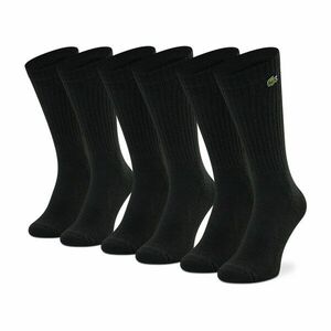 3 pár uniszex hosszú szárú zokni Lacoste RA4182 Fekete kép