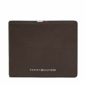 Nagyméretű férfi pénztárca Tommy Hilfiger Th Corp Mini Cc Wallet AM0AM13739 Barna kép