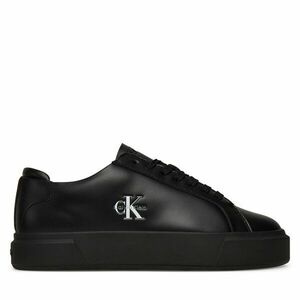 Sportcipők Calvin Klein Basket Cupsole Laceup Lth Ml YW0YW01945 Fekete kép