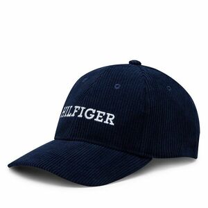 Baseball sapka Tommy Hilfiger Monotype Cordoroy Cap AM0AM11990 Sötétkék kép
