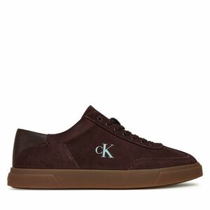 Sportcipők Calvin Klein Low Pro Cups Lace Up Sue Mix Mg HW0HW02683 Bordó kép