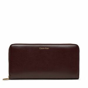 Nagy női pénztárca Calvin Klein Ck Large Zip Around LV04F1093G Bordó kép