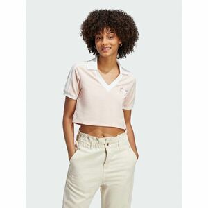 adidas Pólóing Crop Polo Shirt IP3757 Rózsaszín kép