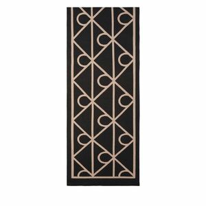 Sál Calvin Klein Emblem Aop Jcq Fine Rib Scarf LV04D8051G Fekete kép