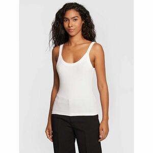 Gina Tricot Felső Basic 14188 Fehér Slim Fit kép