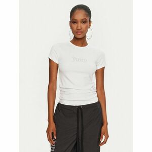 Juicy Couture Póló Dot Ruched JCWCT24311 Fehér Slim Fit kép