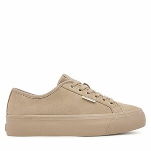 Sportcipők Calvin Klein Vulc Flatf Lace Up Sue/Wl Ck YW0YW02000 Bézs kép