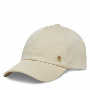Baseball sapka Tommy Hilfiger Elevated Chic Soft Cap AW0AW17138 Ekru kép