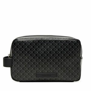 Smink táska Calvin Klein Coated Dopp Kit LV04D1082G Fekete kép
