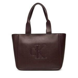 Táska Calvin Klein Bold Ck Medium Tote LV04F3218G Bordó kép