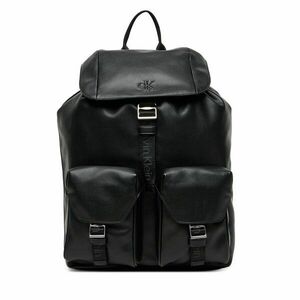 Hátizsák Calvin Klein Cargo Flap Backpack LV04D3127G Fekete kép