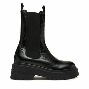 Bokacsizma Tommy Jeans Tjw Chunky Shiny EN0EN02888 Fekete kép