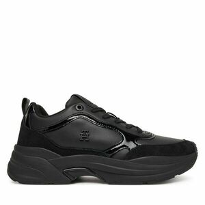 Sportcipők Tommy Hilfiger Chunky Runner Patent FW0FW08840 Fekete kép