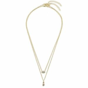 Nyaklánc készlet Luv AJ Stellar Bezel Charm Necklace Set HOL22-N-SBCN-G Arany kép